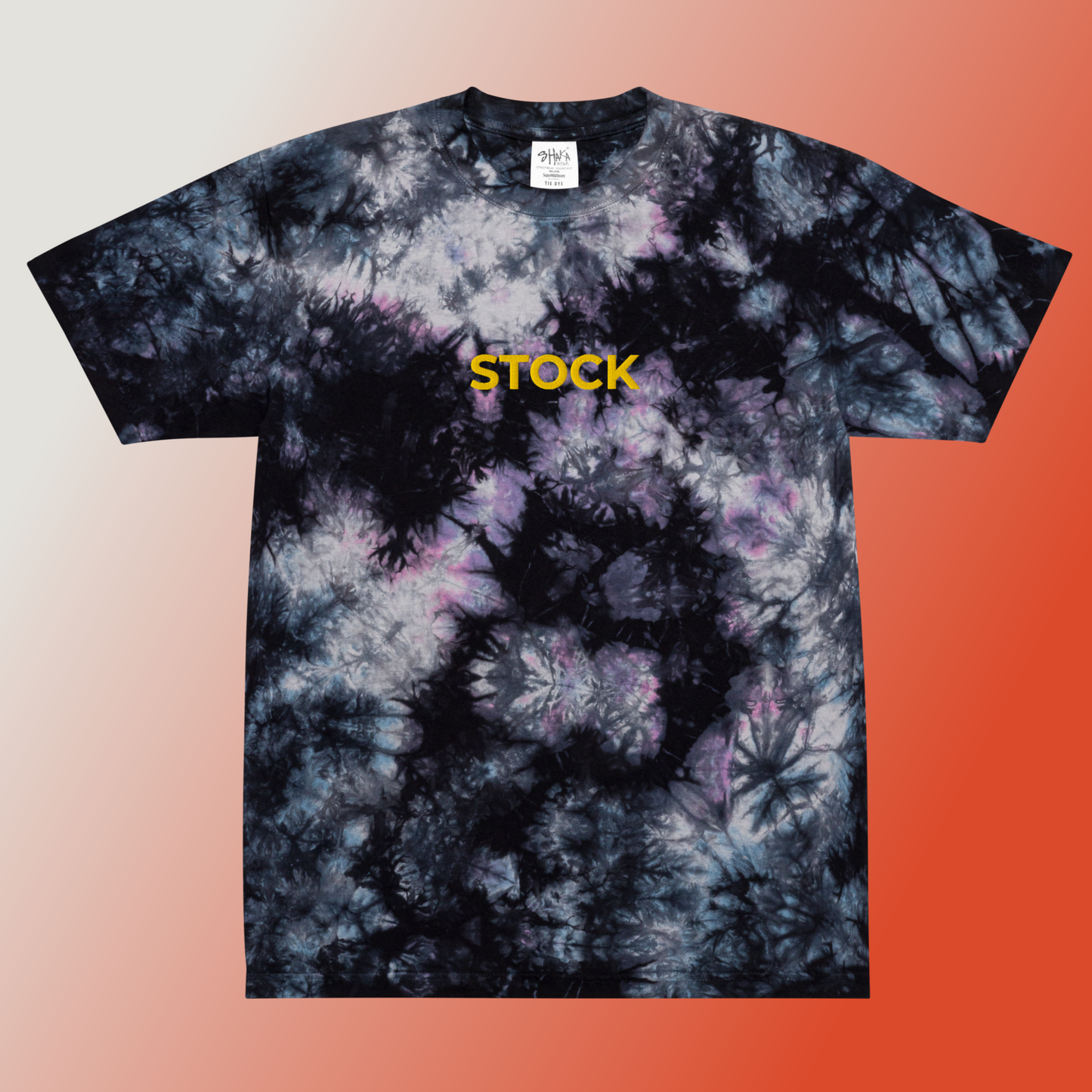 STOCK Oversized tie-dye t-shirt